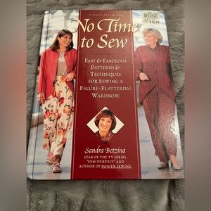 No Time to Sew Book by Sandra Betzina